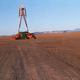 The empty Burning Man festival grounds.
